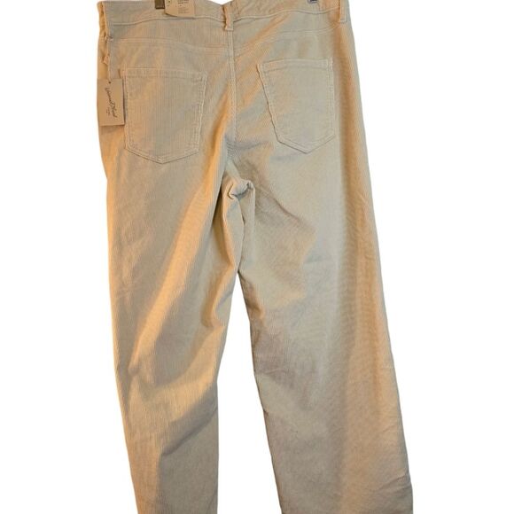 Universal Thread High-Rise Corduroy Cream  Wide Leg Ankle Super Stretch New 18 - Picture 8 of 16